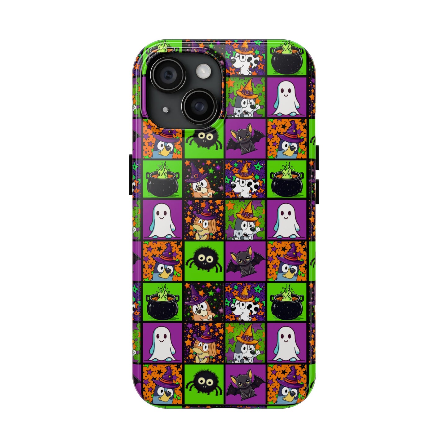 Blue Pup Halloween -  Tough Phone Cases