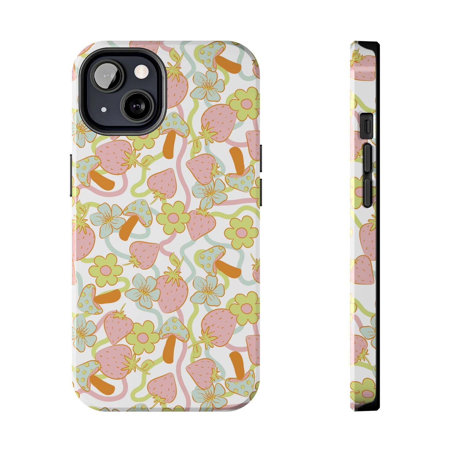 Strawberry Shrooms - Tough Phone Cases