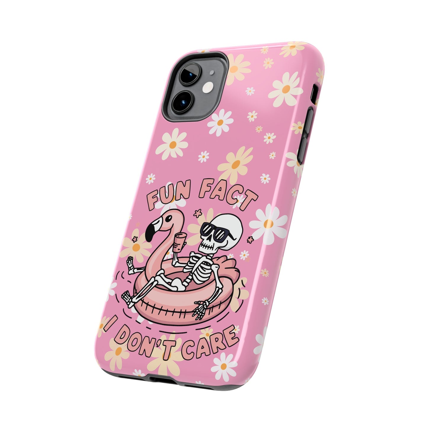 Fun Face I Dont Care  - Tough Phone Cases