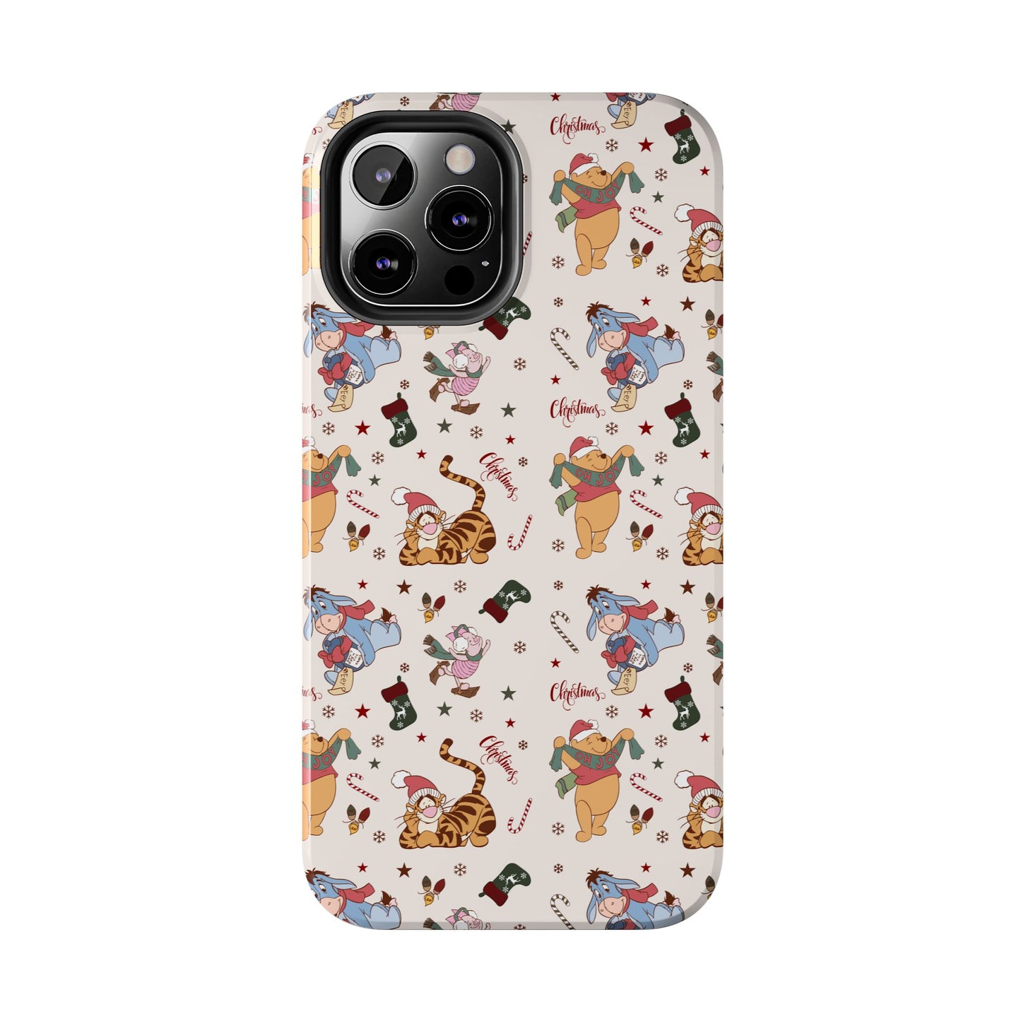 100 Acre Woods Christmas  -  Tough Phone Cases