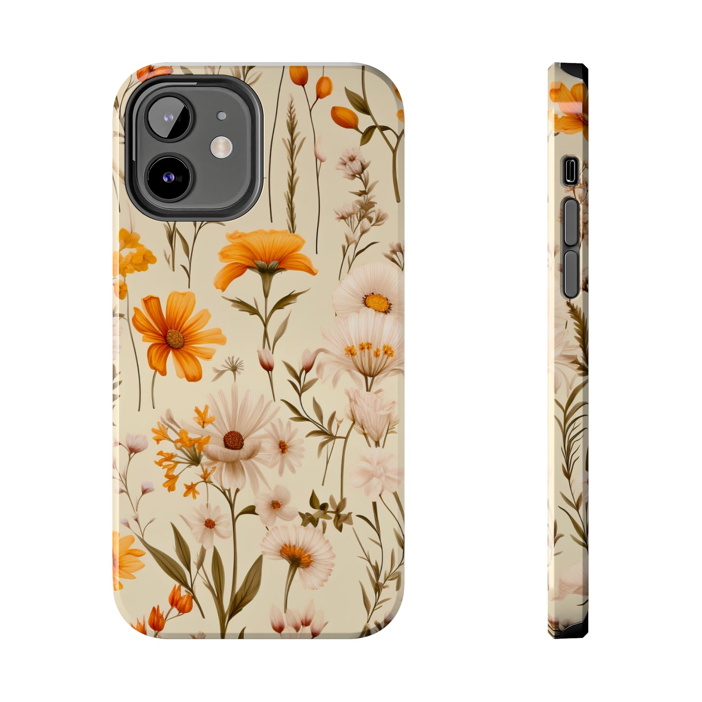 Yellow Floral - Tough Phone Cases