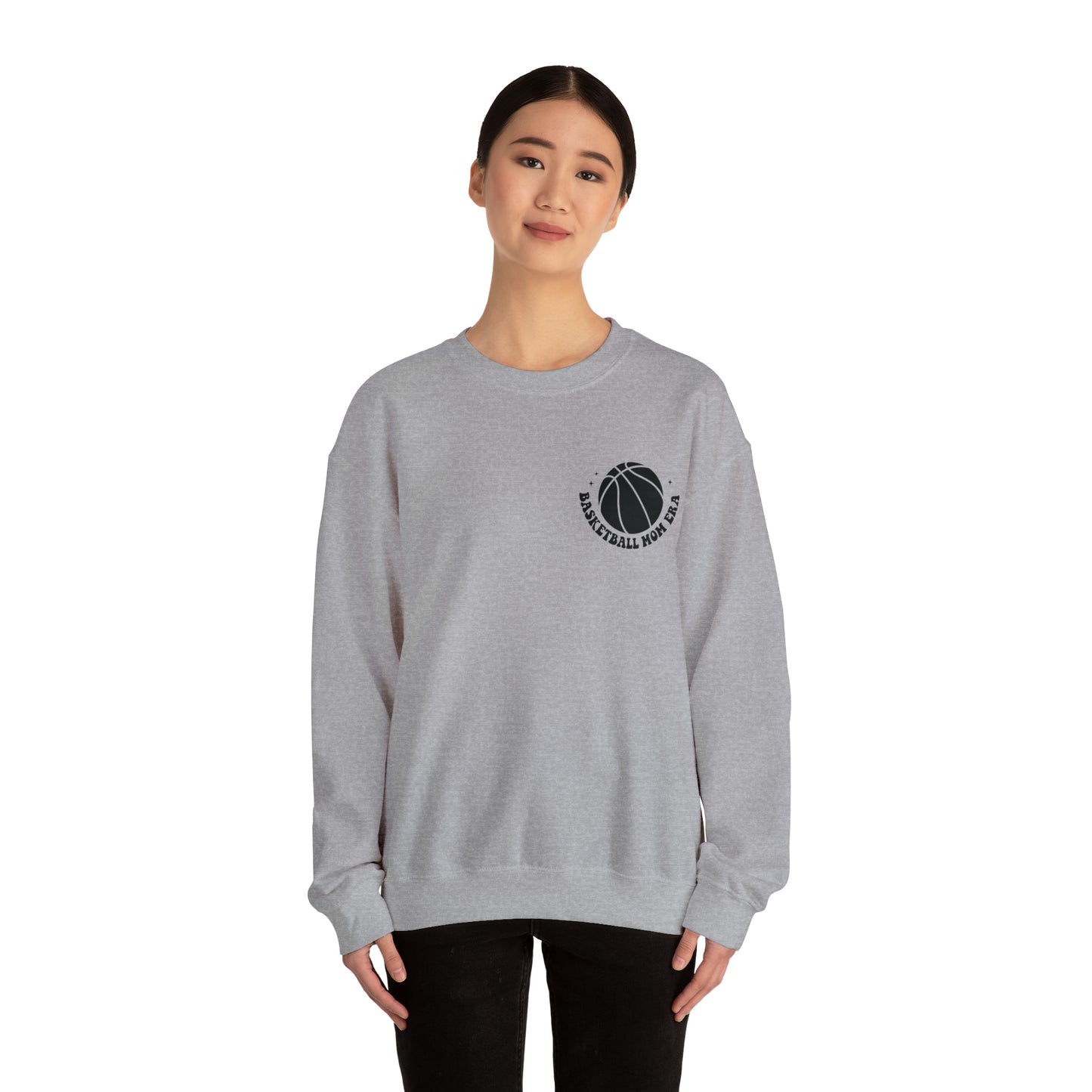 Basketball Mom Era - Unisex Heavy Blend™ Crewneck Sweatshirt