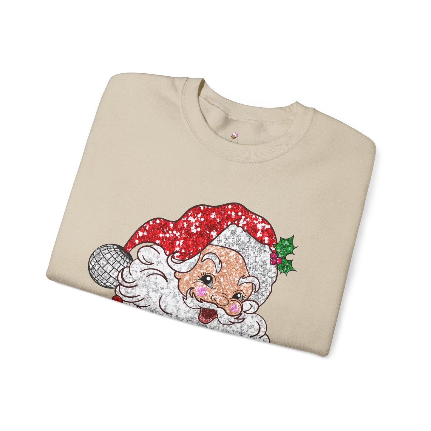 Sparkle Santa Christmas Sweatshirt