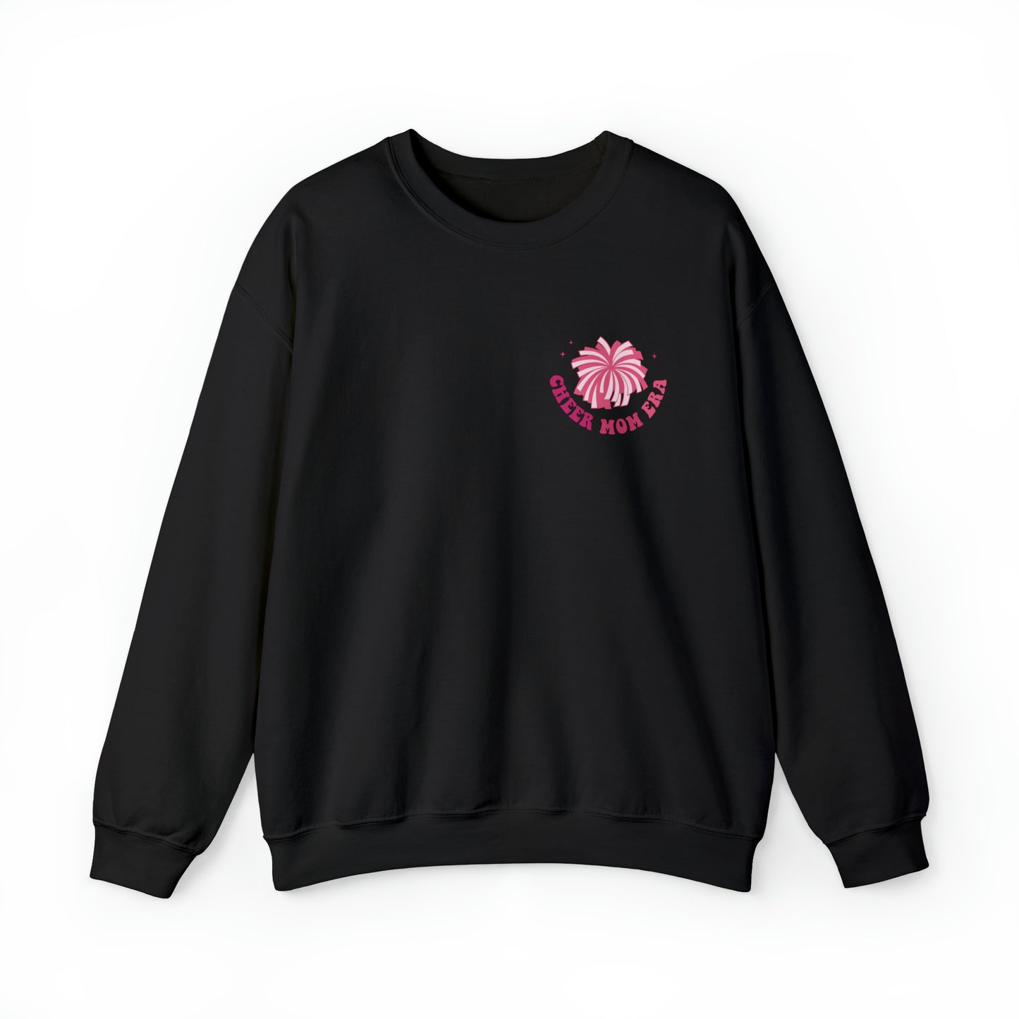 Cheer Mom Era - Front & Back  -  Unisex Heavy Blend™ Crewneck Sweatshirt