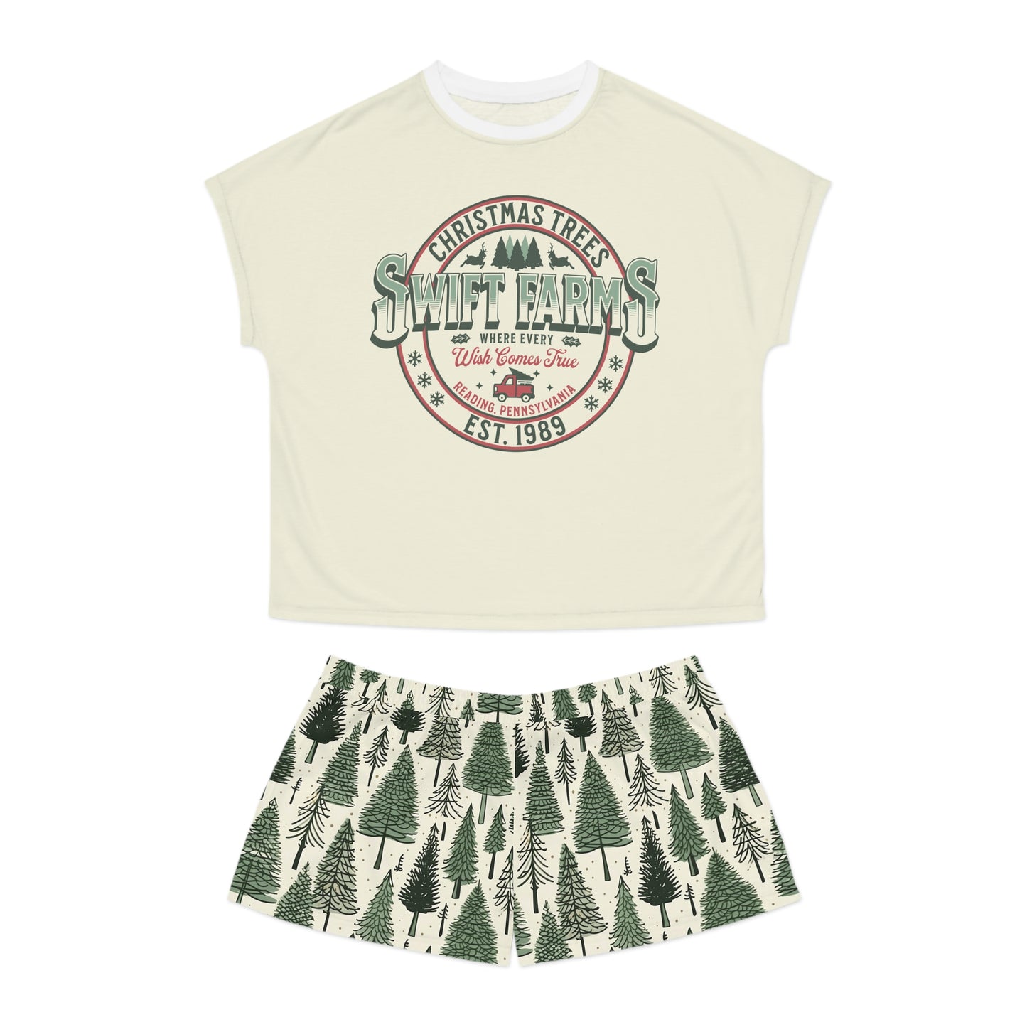 Christmas Tree Farm - Women's Short Pajama Set