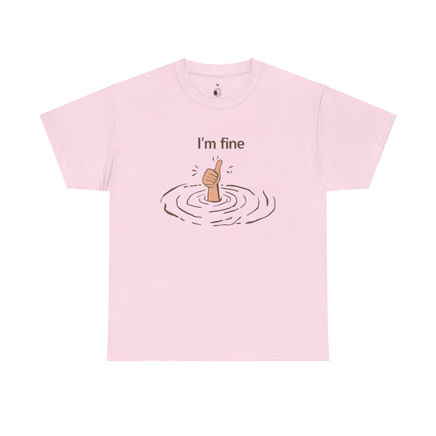 I'm Fine - Unisex Heavy Cotton Tee