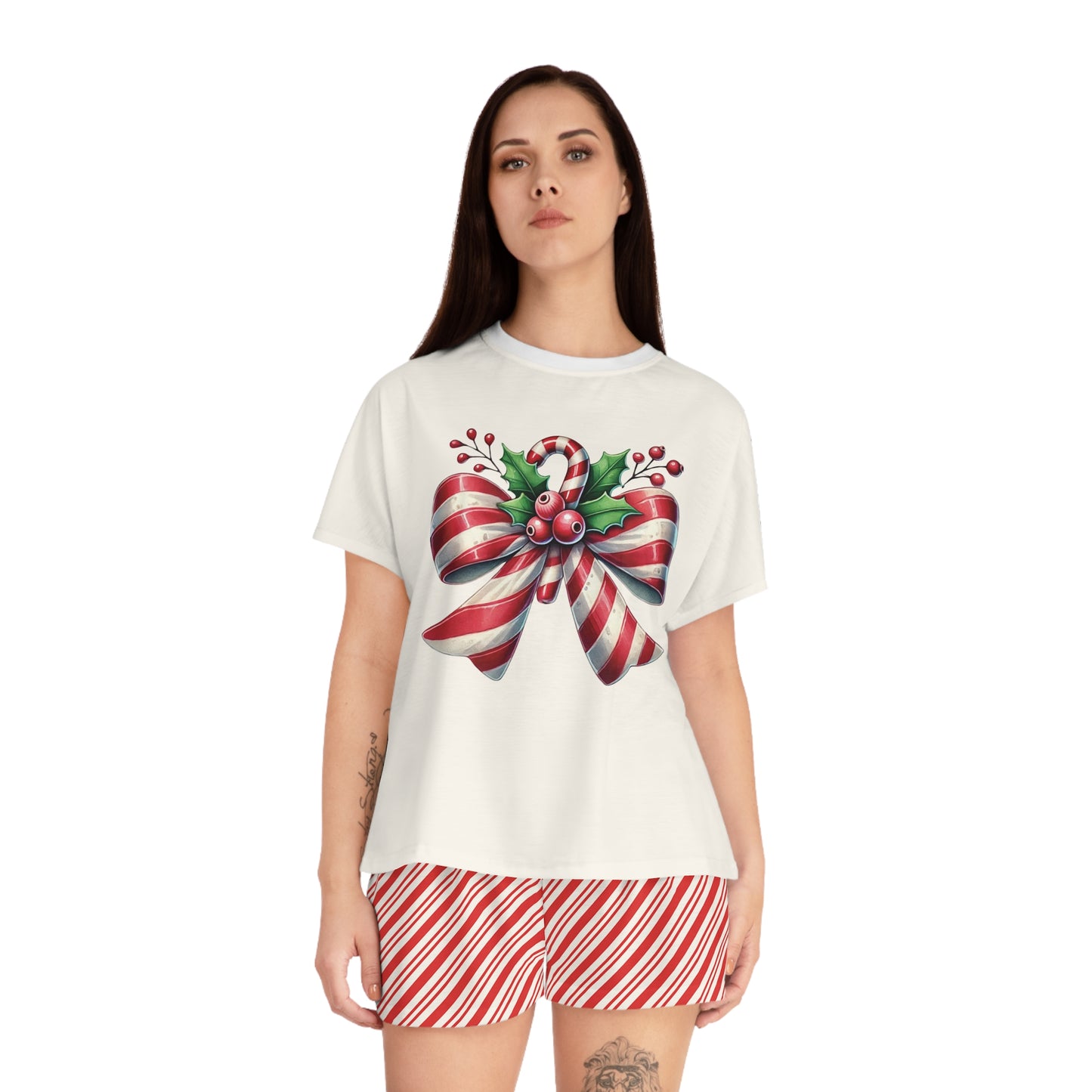 Candy Cane Lane - Women's Short Pajama Set