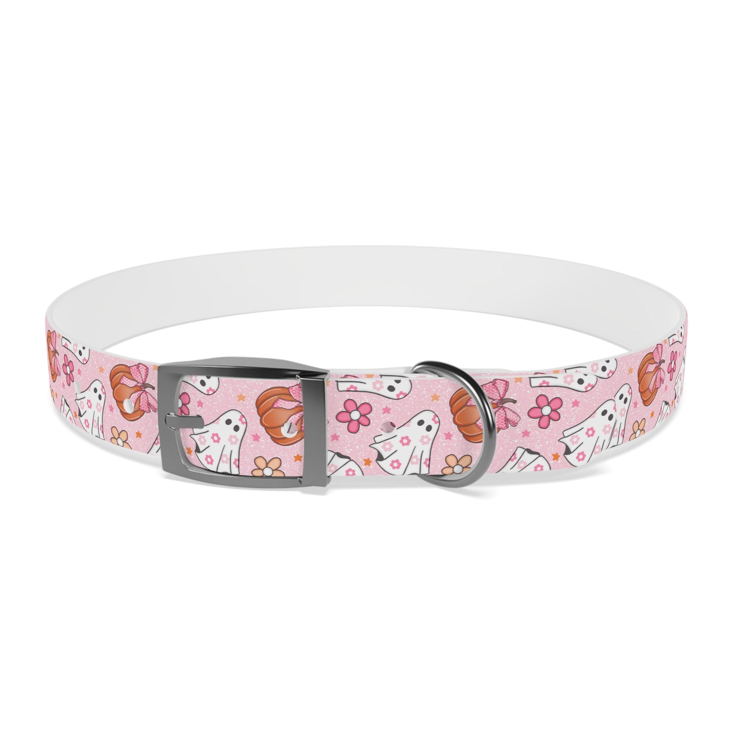 Pink Ghost  - Dog Collar