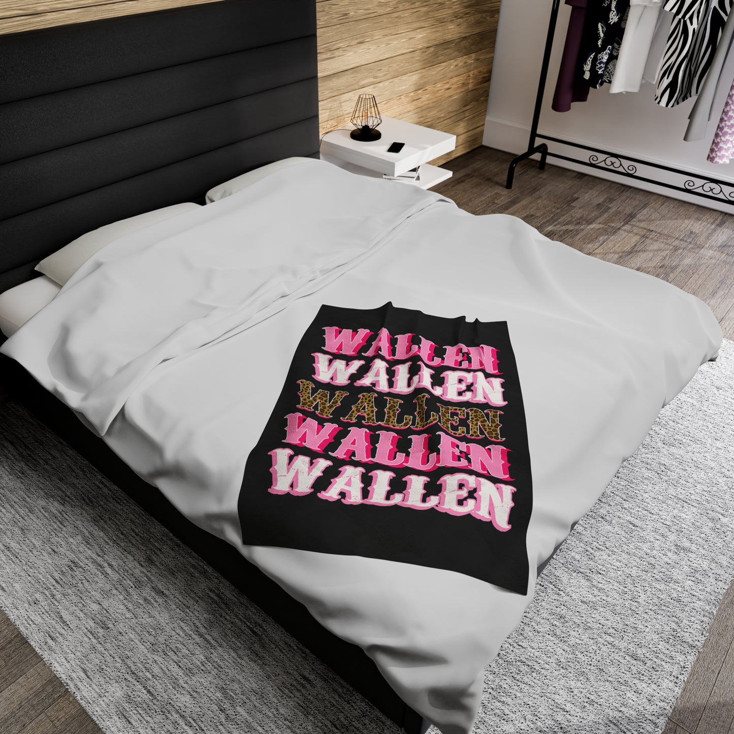 Pink Wallen -  Plush Blanket