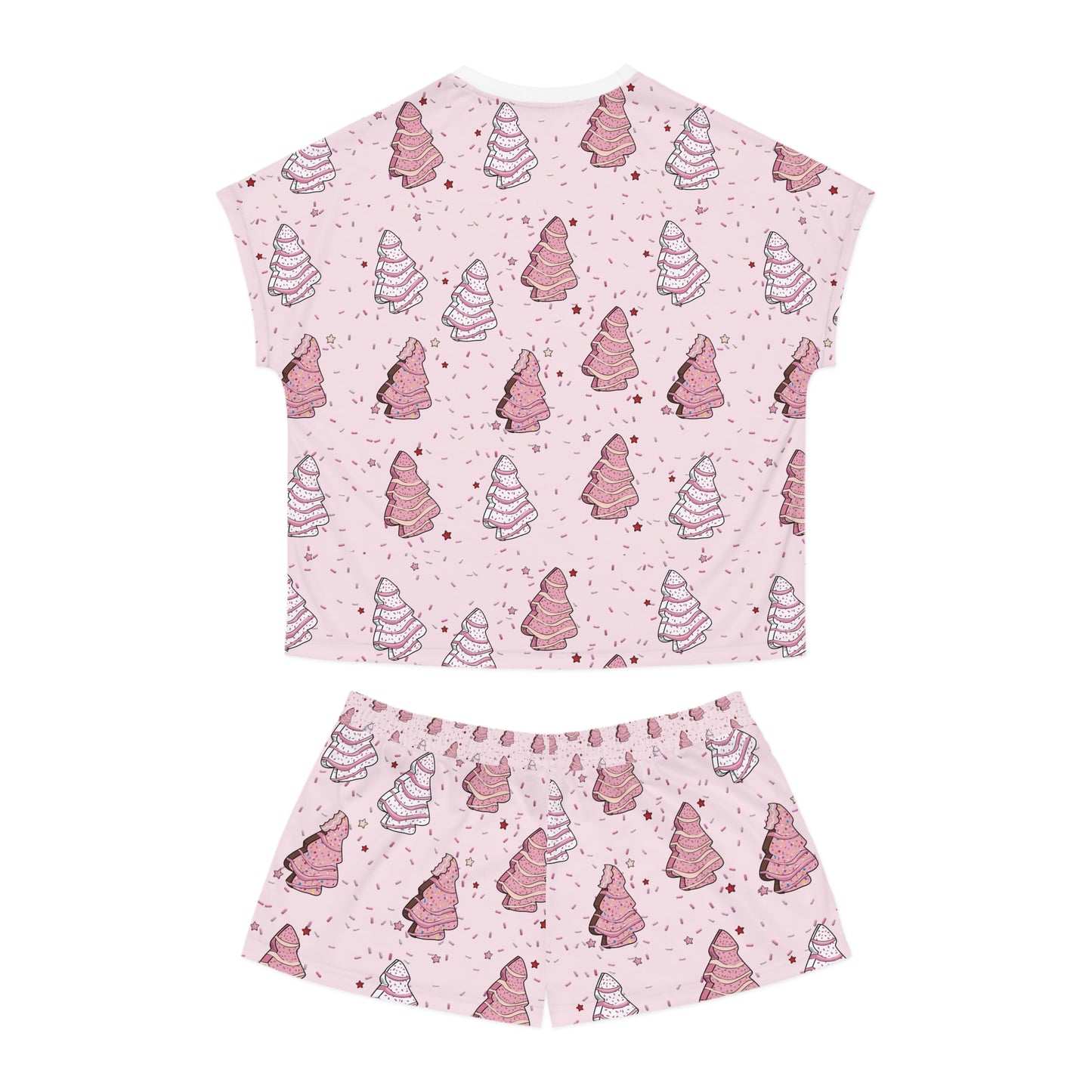 Pink Tree Cakes - Women's Short Pajama Set