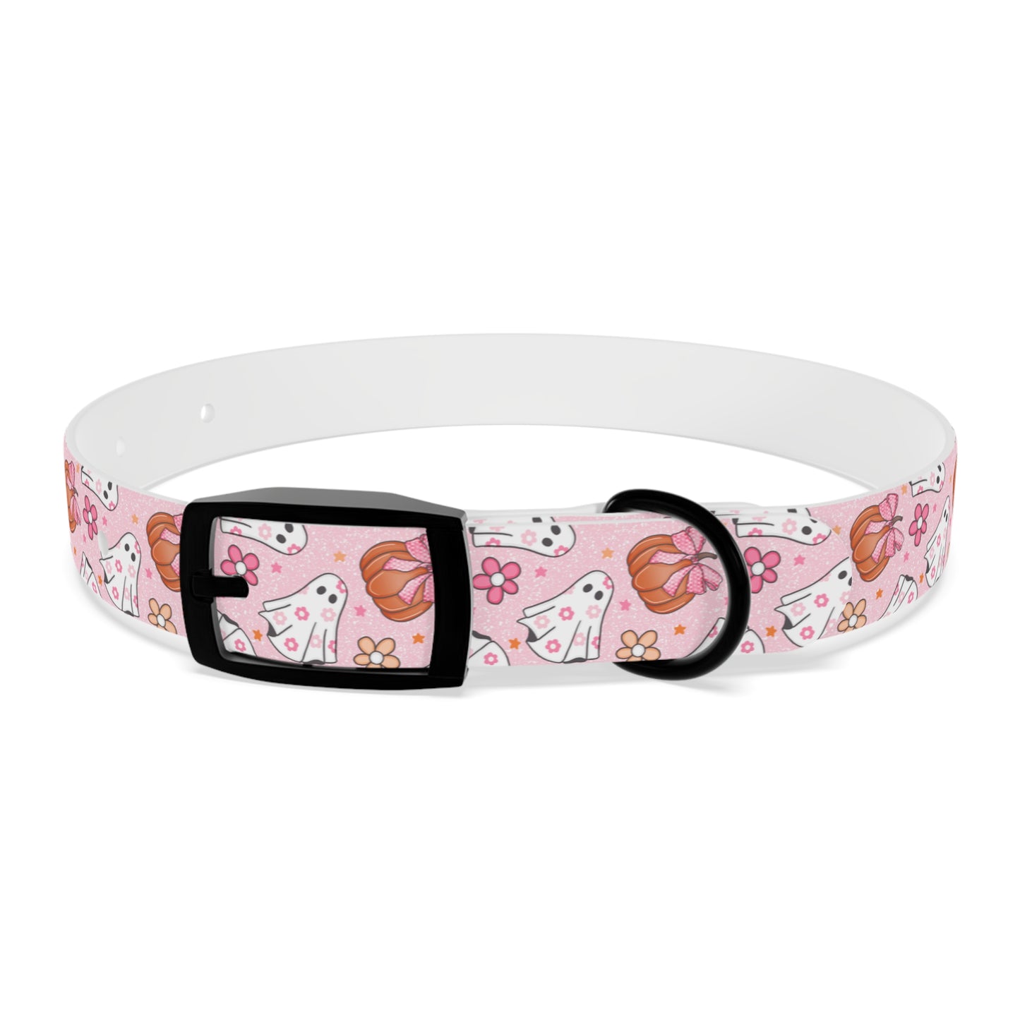 Pink Ghost  - Dog Collar