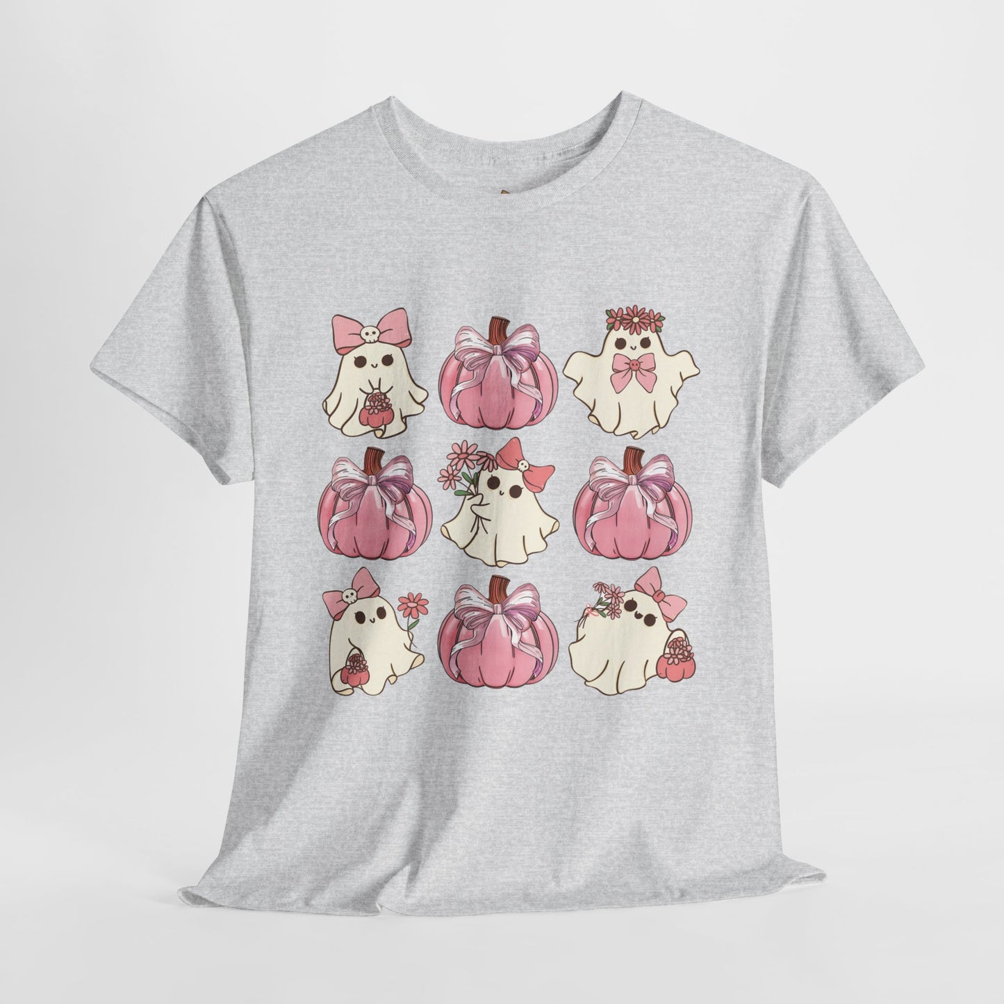 Pretty In Pink Ghosts  - Unisex Heavy Cotton Tee