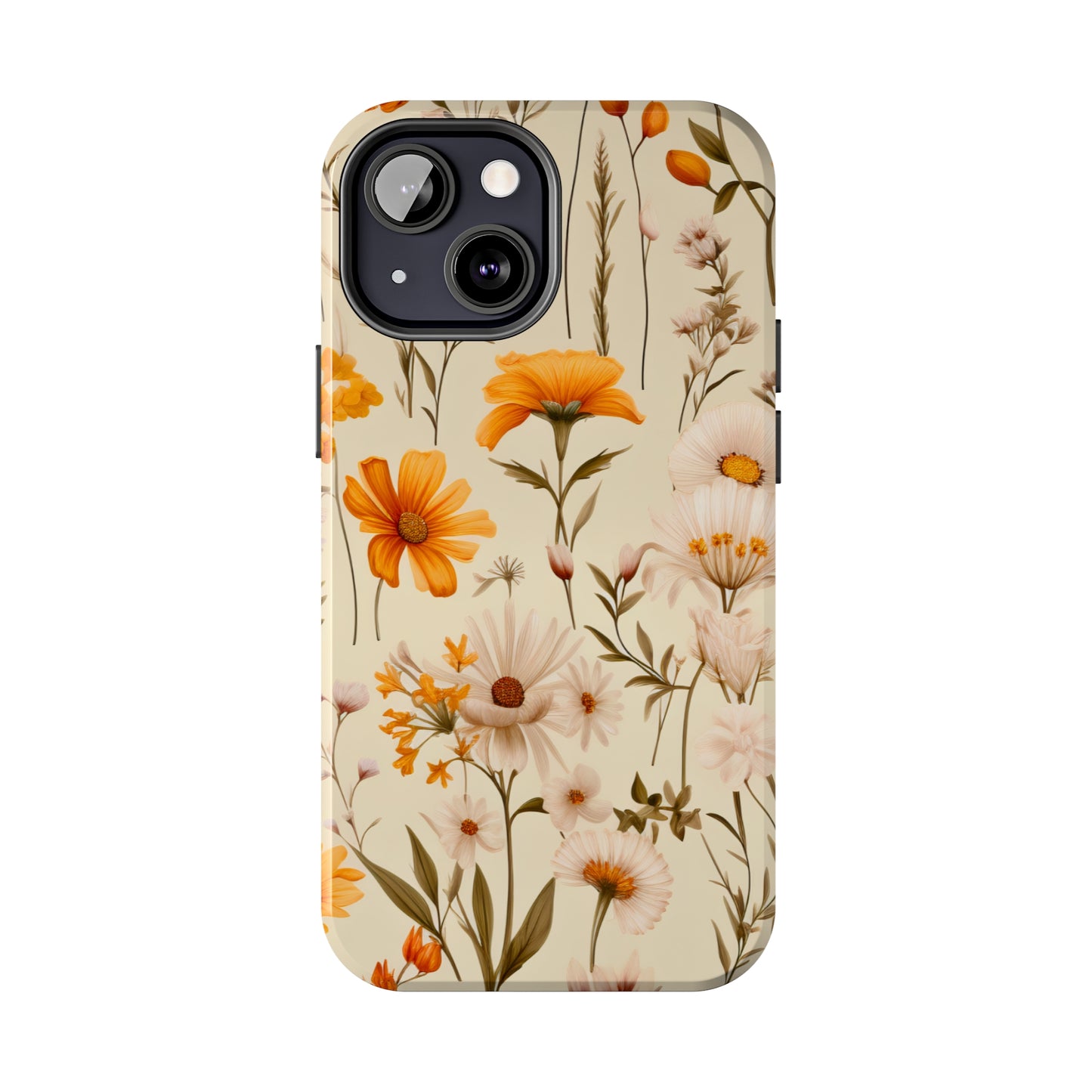 Yellow Floral - Tough Phone Cases