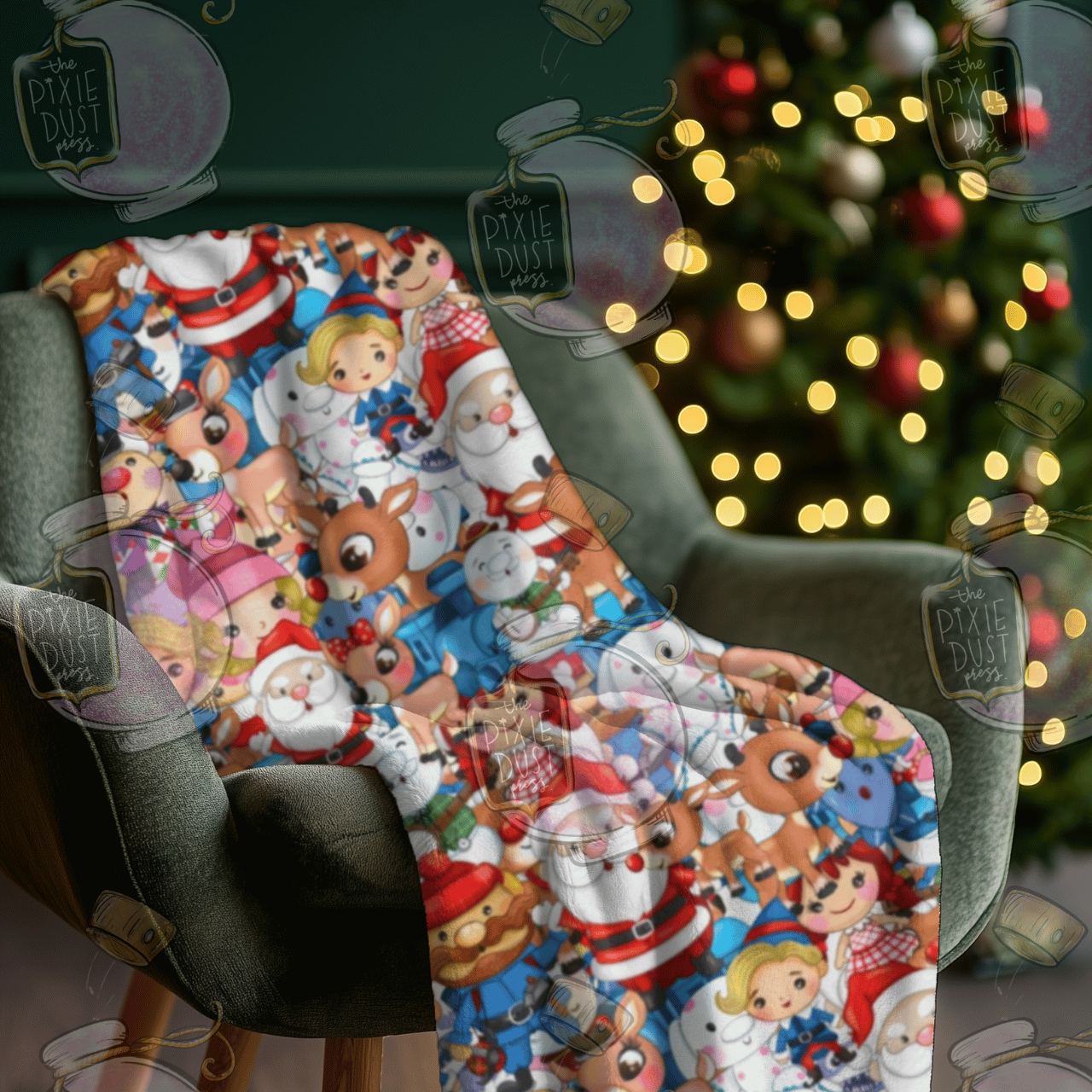 Rudolph Classic - Plush Christmas Blanket