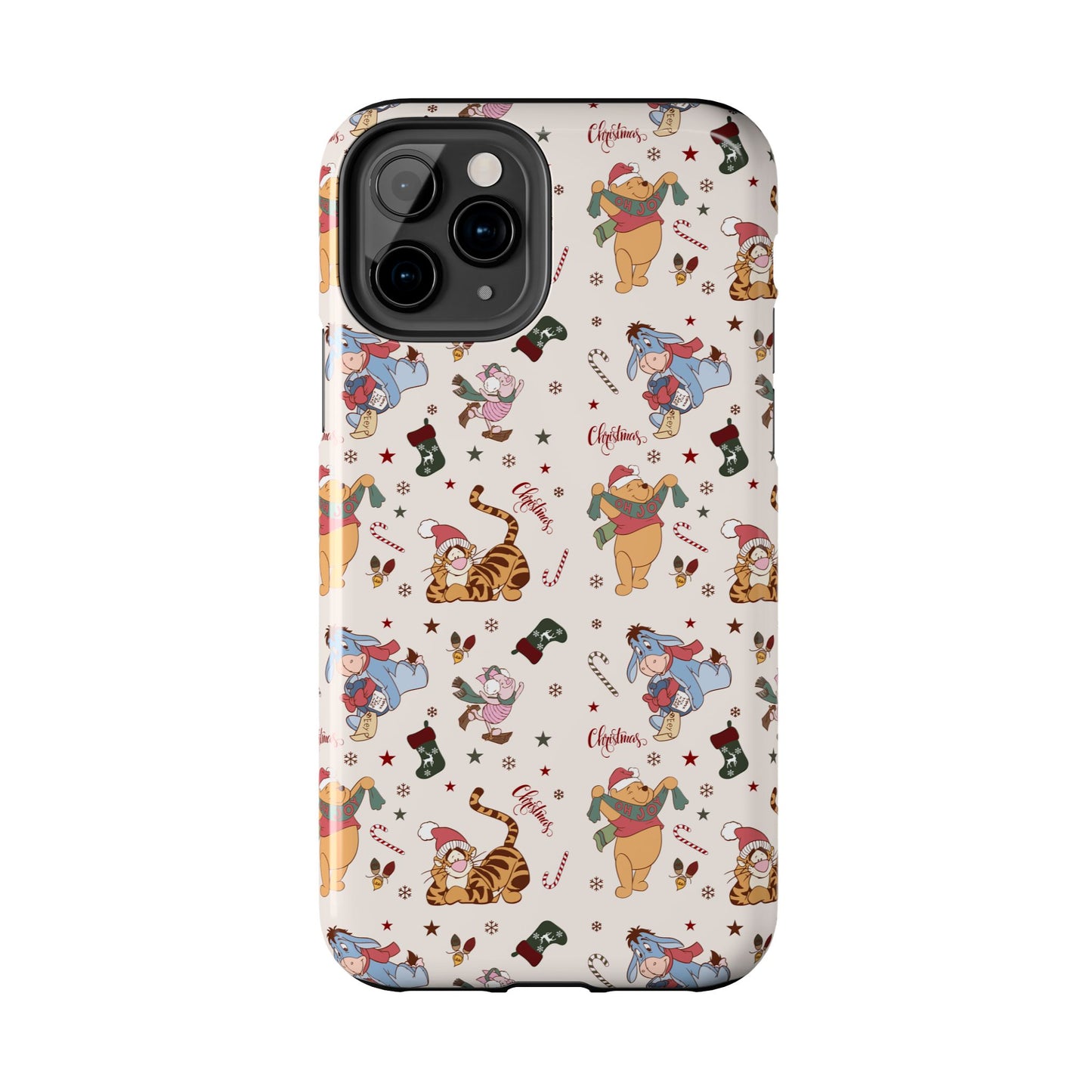 100 Acre Woods Christmas  -  Tough Phone Cases