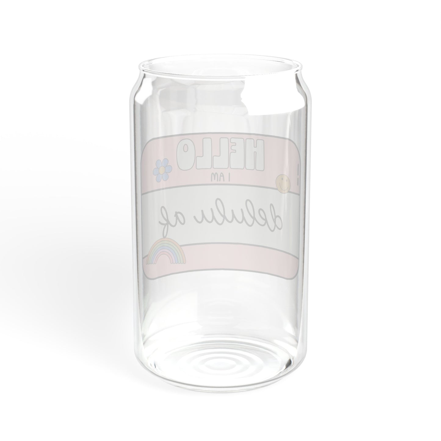 Delulu - Sipper Glass, 16oz