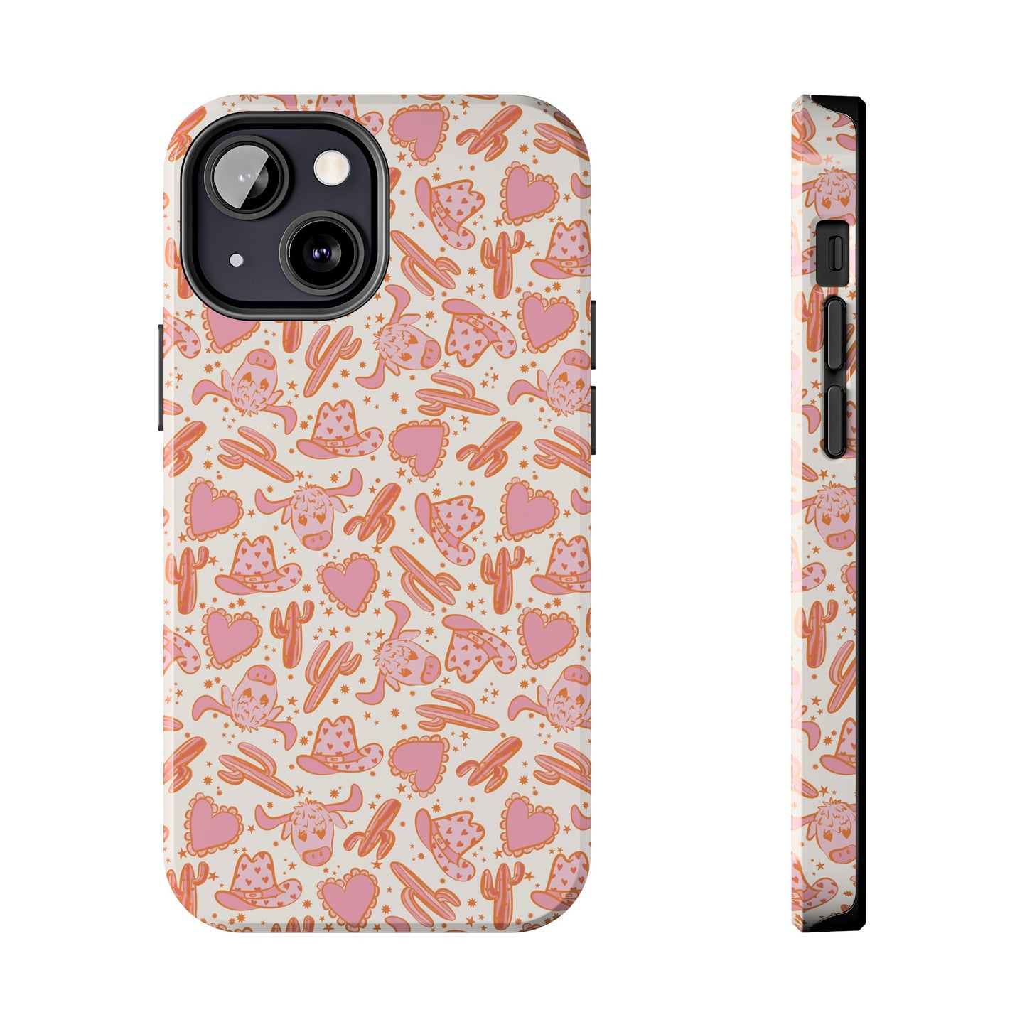 Pink Western Cowgirl  - Tough Phone Cases