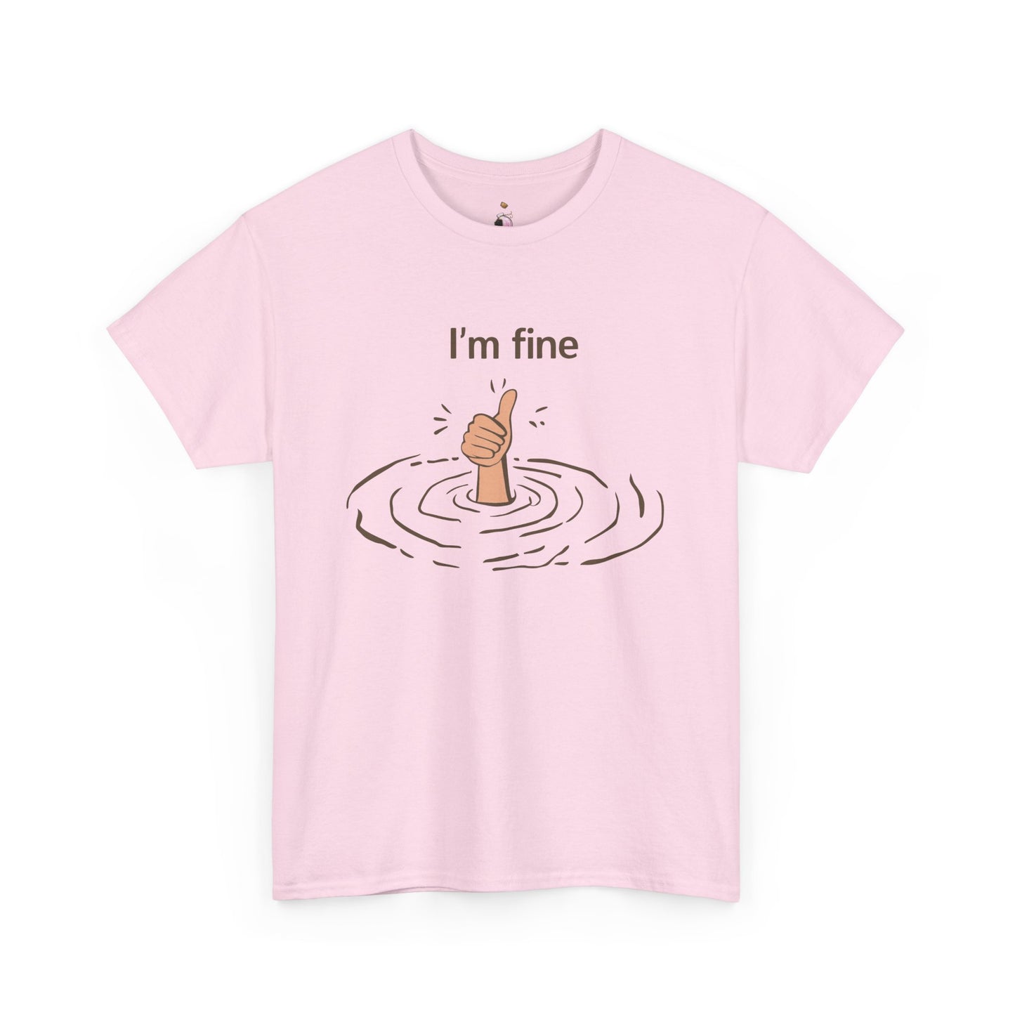 I'm Fine - Unisex Heavy Cotton Tee