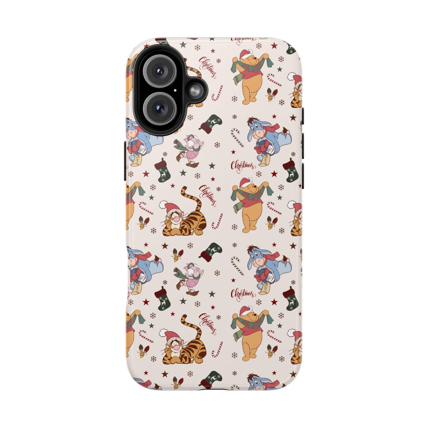 100 Acre Woods Christmas  -  Tough Phone Cases