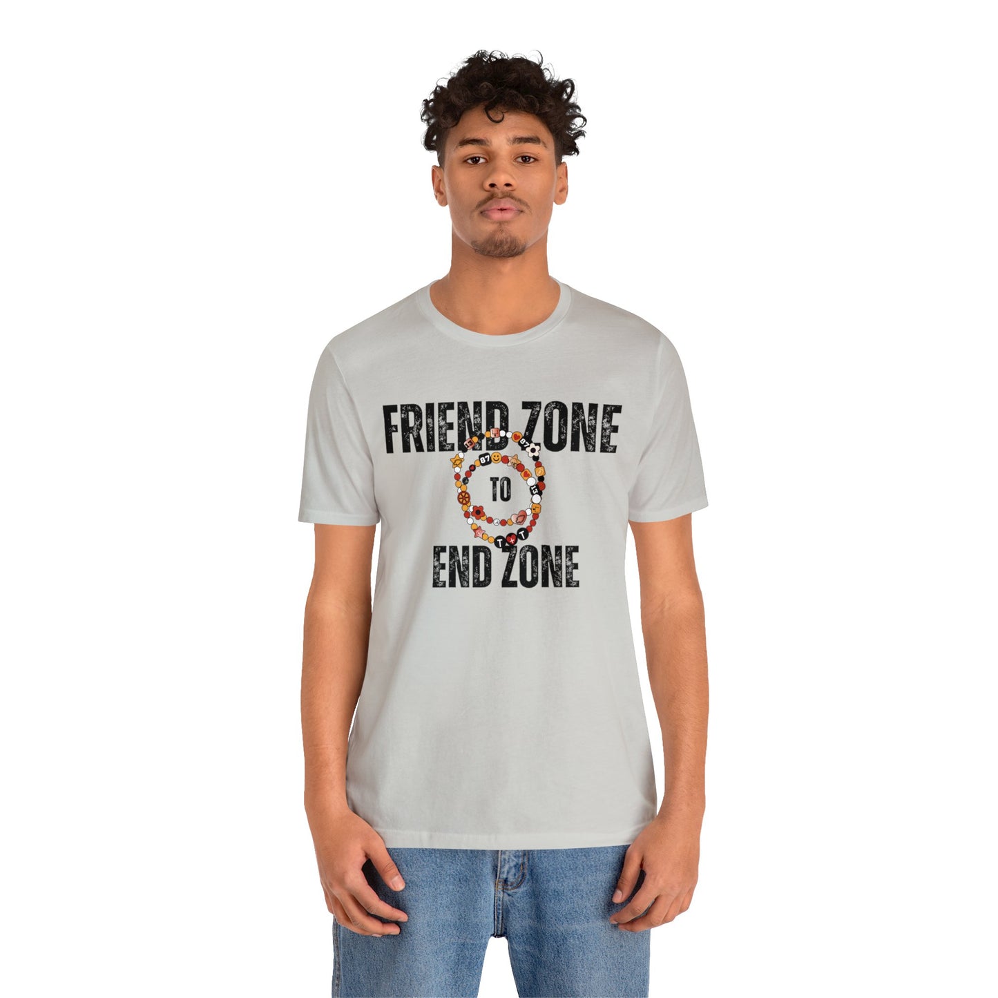 Friend Zone To The End Zone - Unisex Jersey Short Sleeve Tee