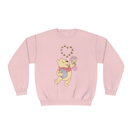 Honey Bee Heart - Unisex NuBlend® Crewneck Sweatshirt