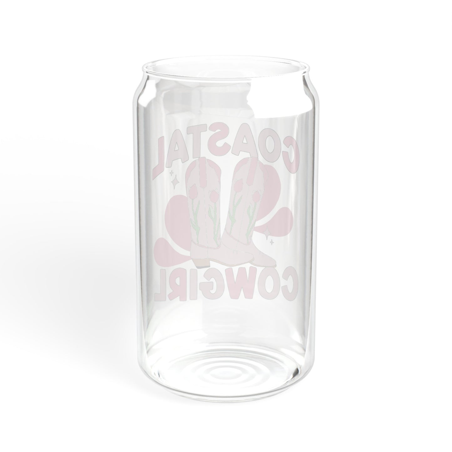 Coastal Cowgirl - Sipper Glass, 16oz