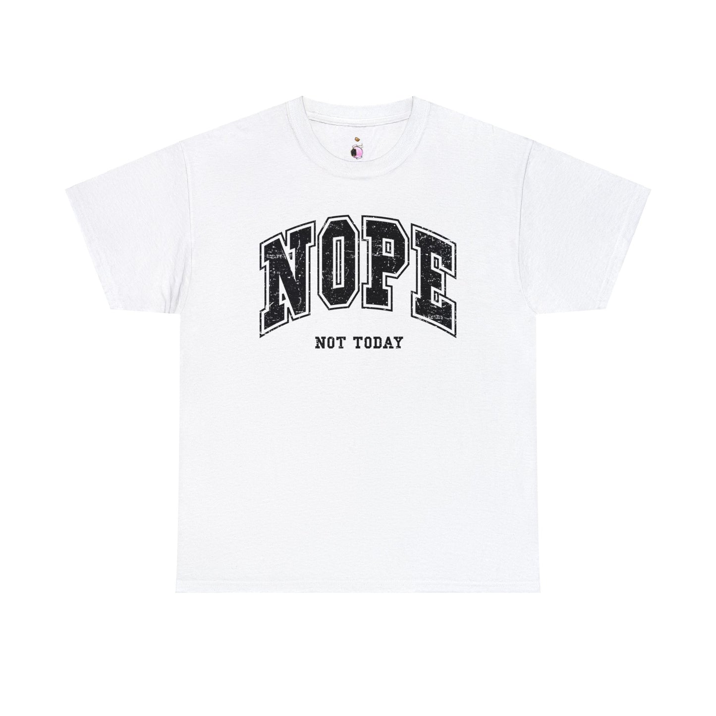 Nope, not today - Unisex Heavy Cotton Tee