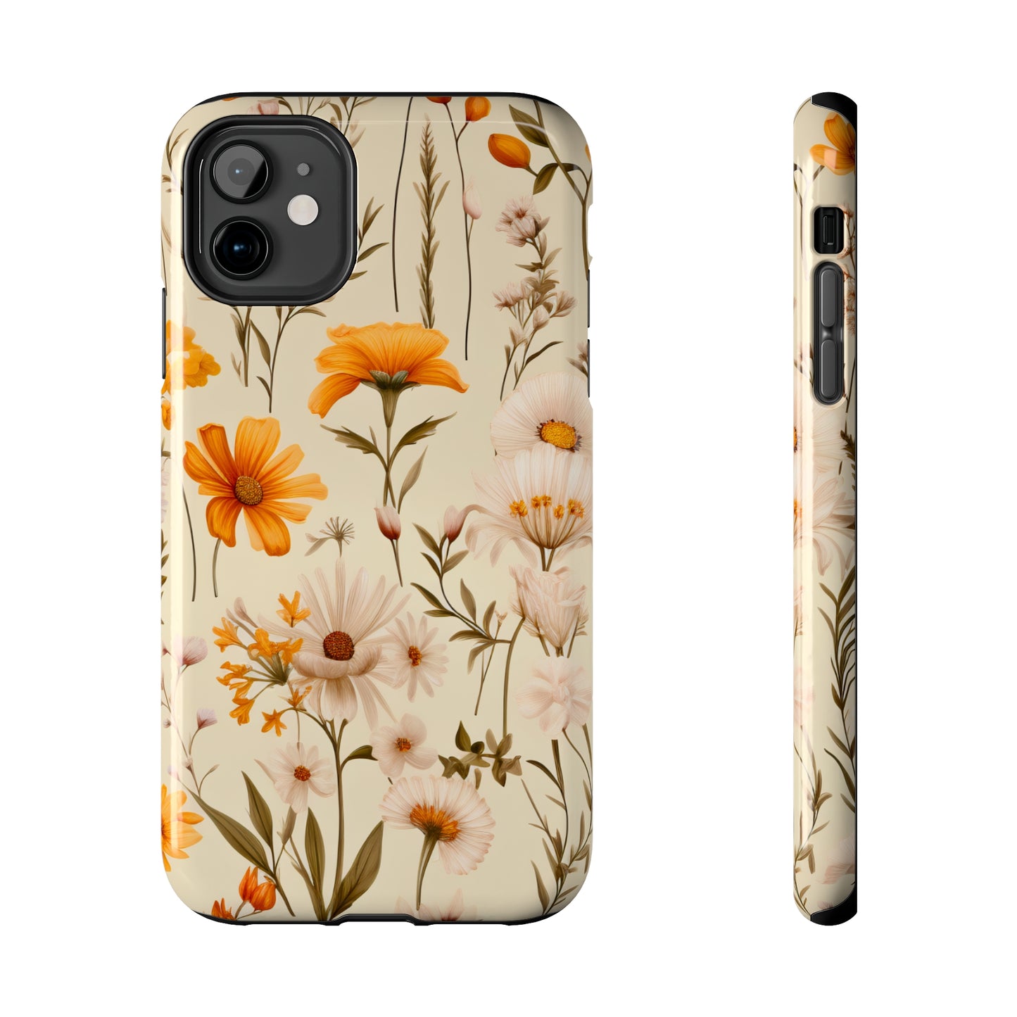 Yellow Floral - Tough Phone Cases