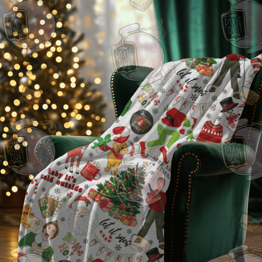 Classic Christmas - Plush Christmas Blanket