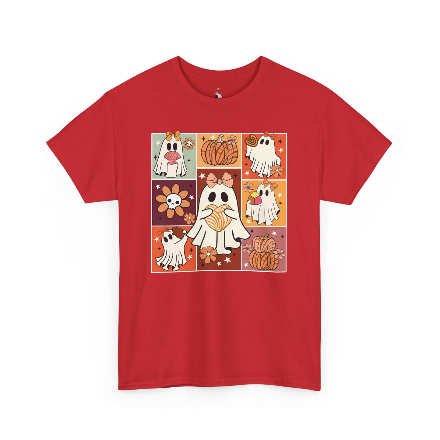 Retro Ghosts - Halloween Tee - Shirt