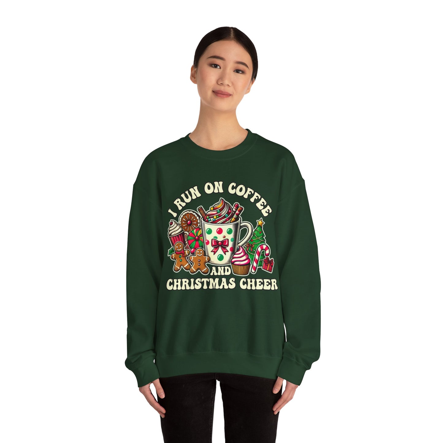 Coffee And Christmas Cheer Christmas Sweatshirt