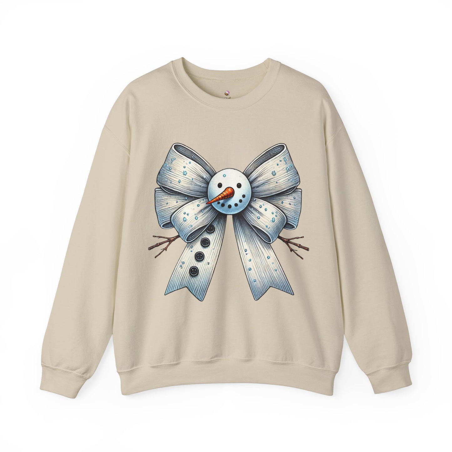 Frosty The Bowman Coquette Crewneck Christmas Sweatshirt