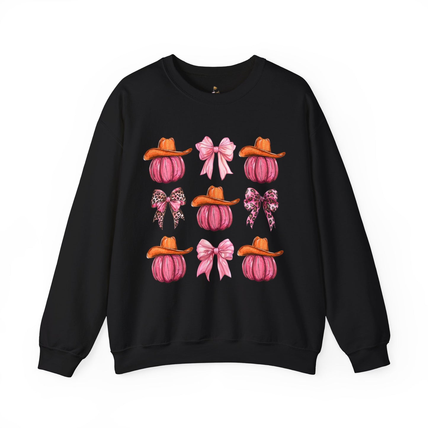 Pink Cowgirl Pumpkins  - Unisex  Crewneck Sweatshirt