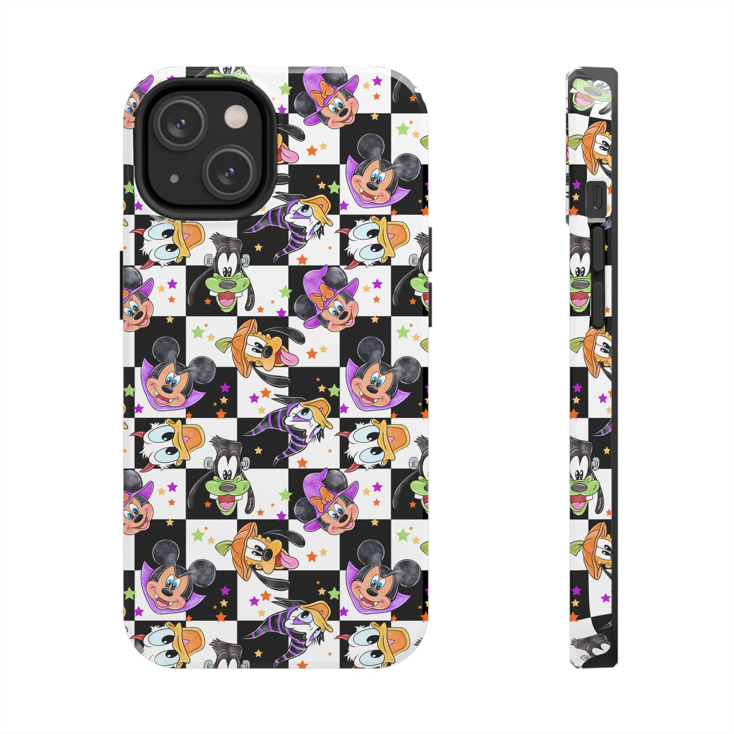 Checkered Halloween Pals  - Tough Phone Cases