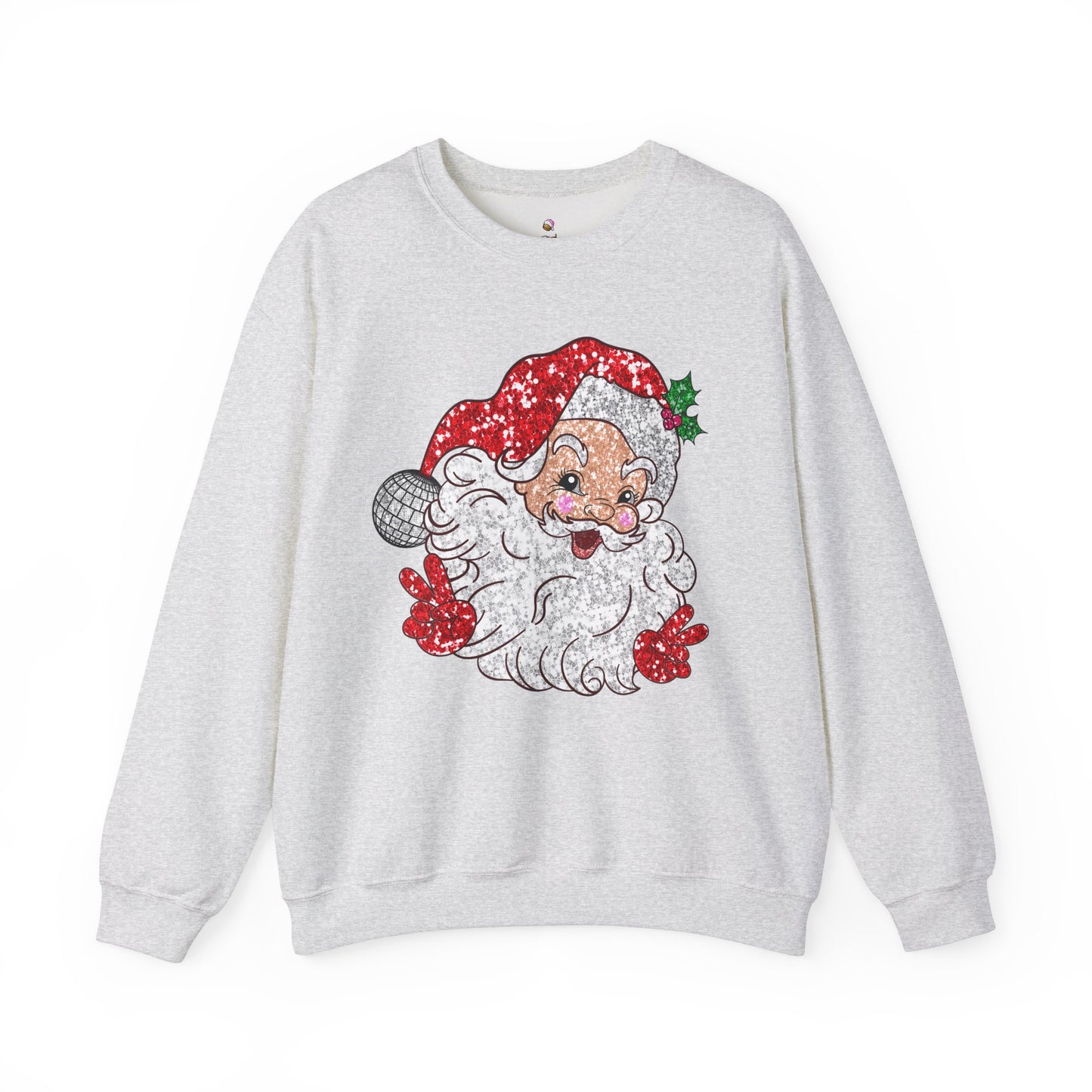 Sparkle Santa Christmas Sweatshirt