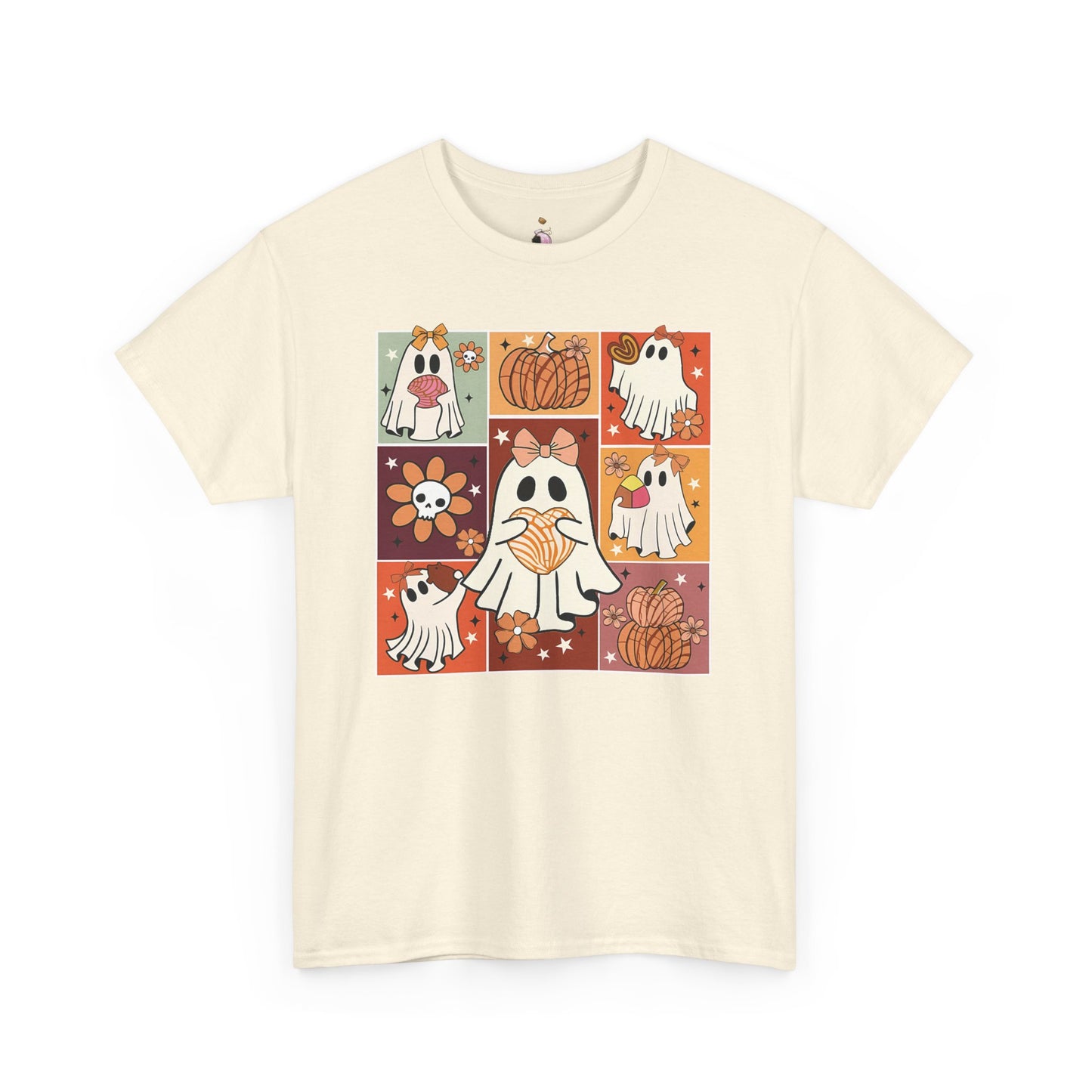 Retro Ghosts - Halloween Tee - Shirt