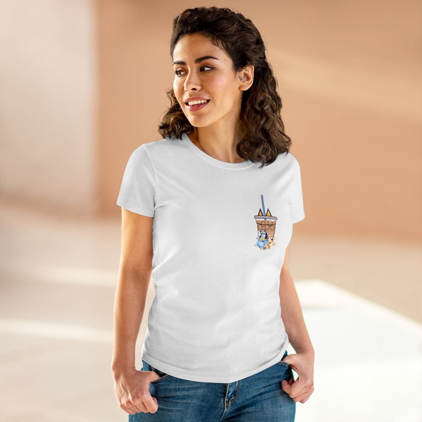 Running On - Women's Midweight Cotton Tee