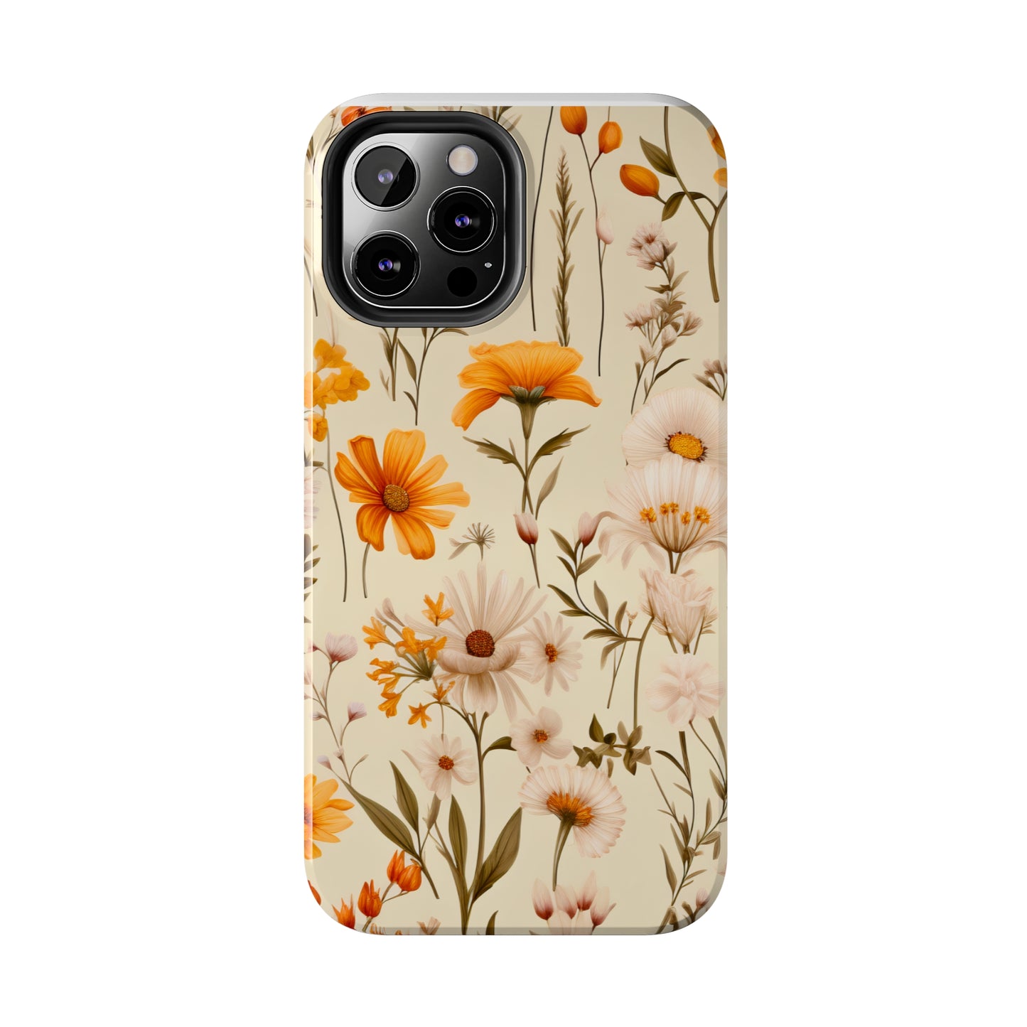 Yellow Floral - Tough Phone Cases