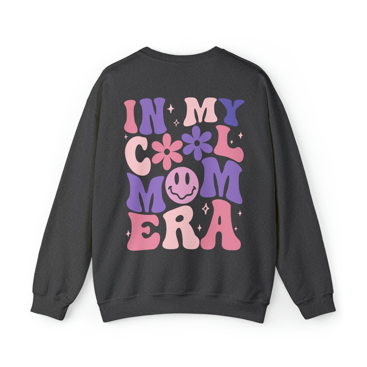 Cool Mom Era - Front & Back - Unisex Heavy Blend™ Crewneck Sweatshirt