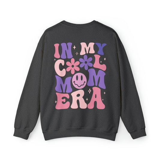 Cool Mom Era - Front & Back - Unisex Heavy Blend™ Crewneck Sweatshirt