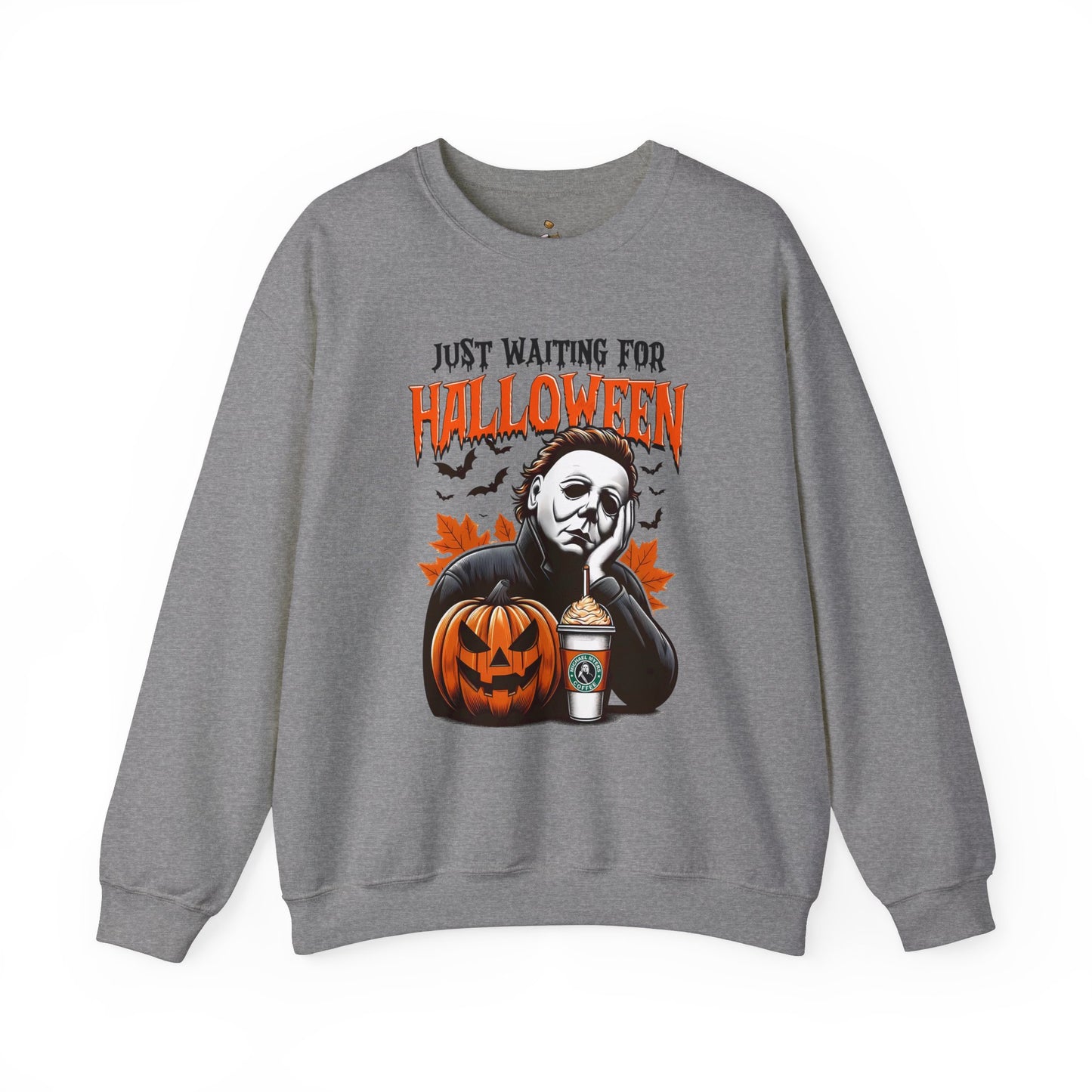 Just Waiting For Halloween  - Mike - Unisex Heavy Blend™ Crewneck Sweatshirt