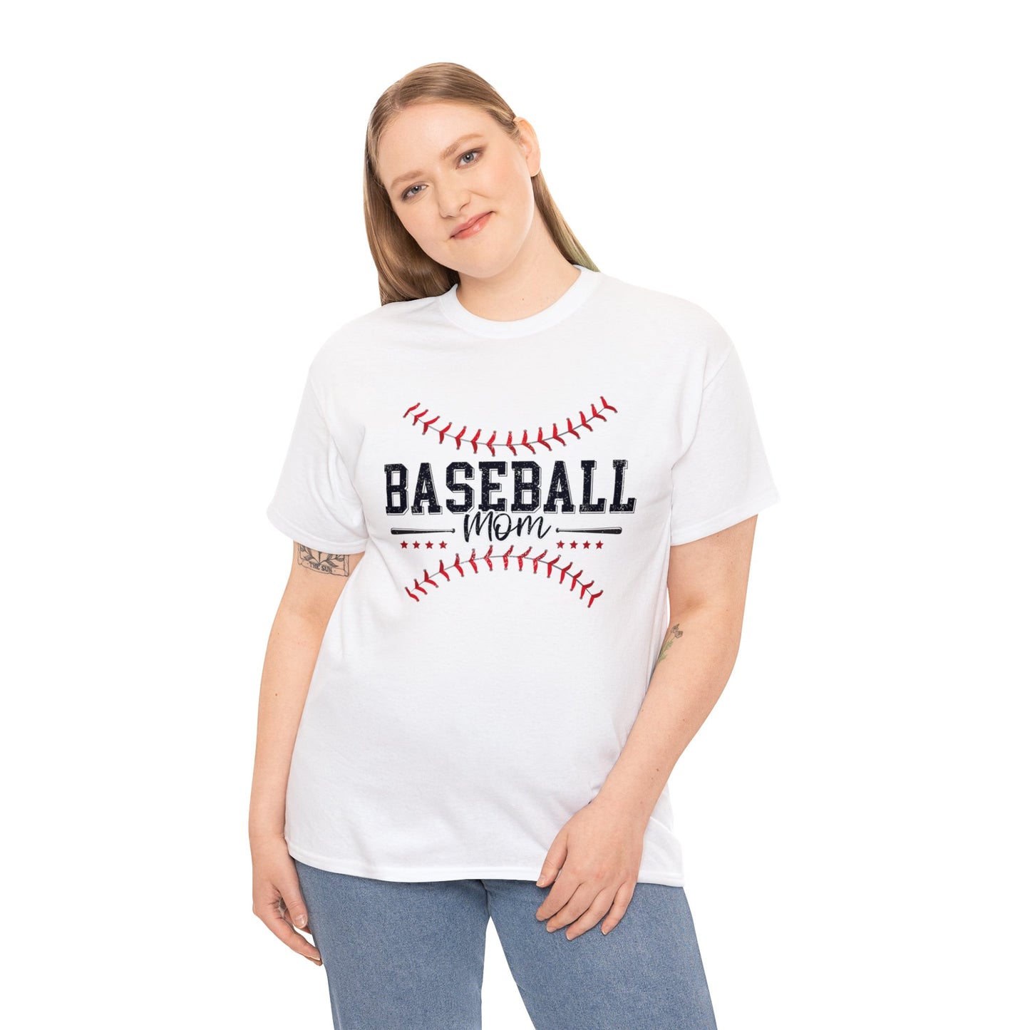 Baseball Mom - Unisex Heavy Cotton Tee