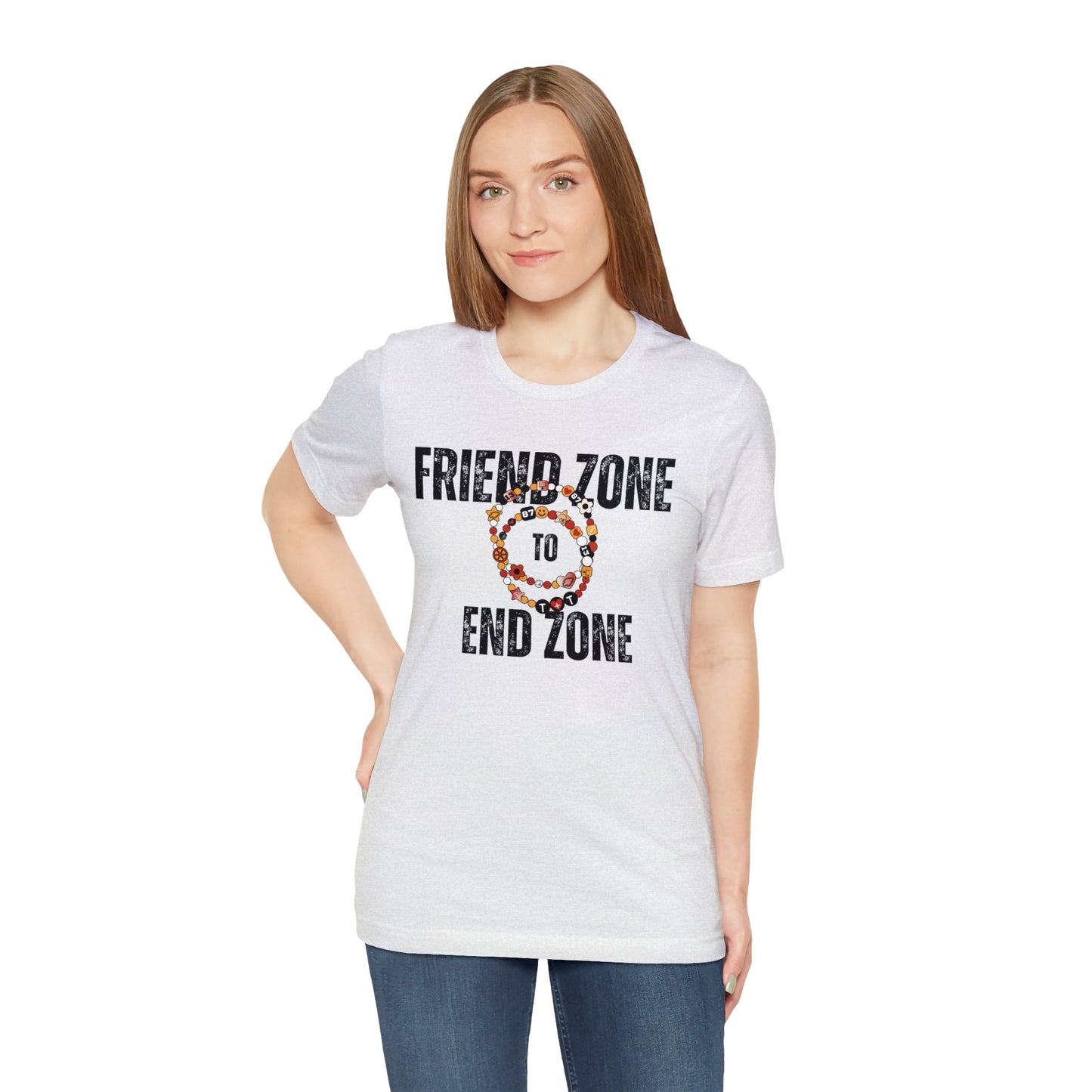 Friend Zone To The End Zone - Unisex Jersey Short Sleeve Tee