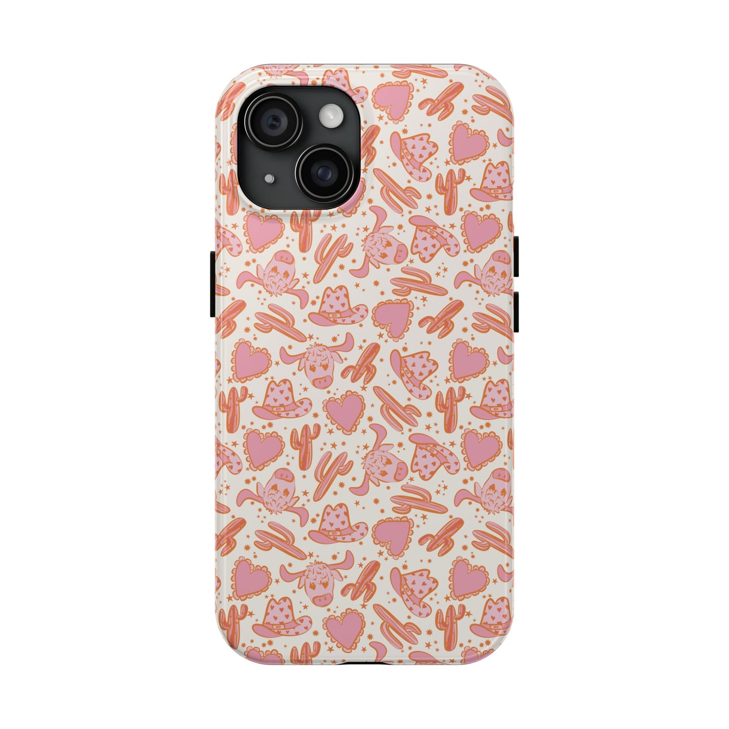 Pink Western Cowgirl  - Tough Phone Cases