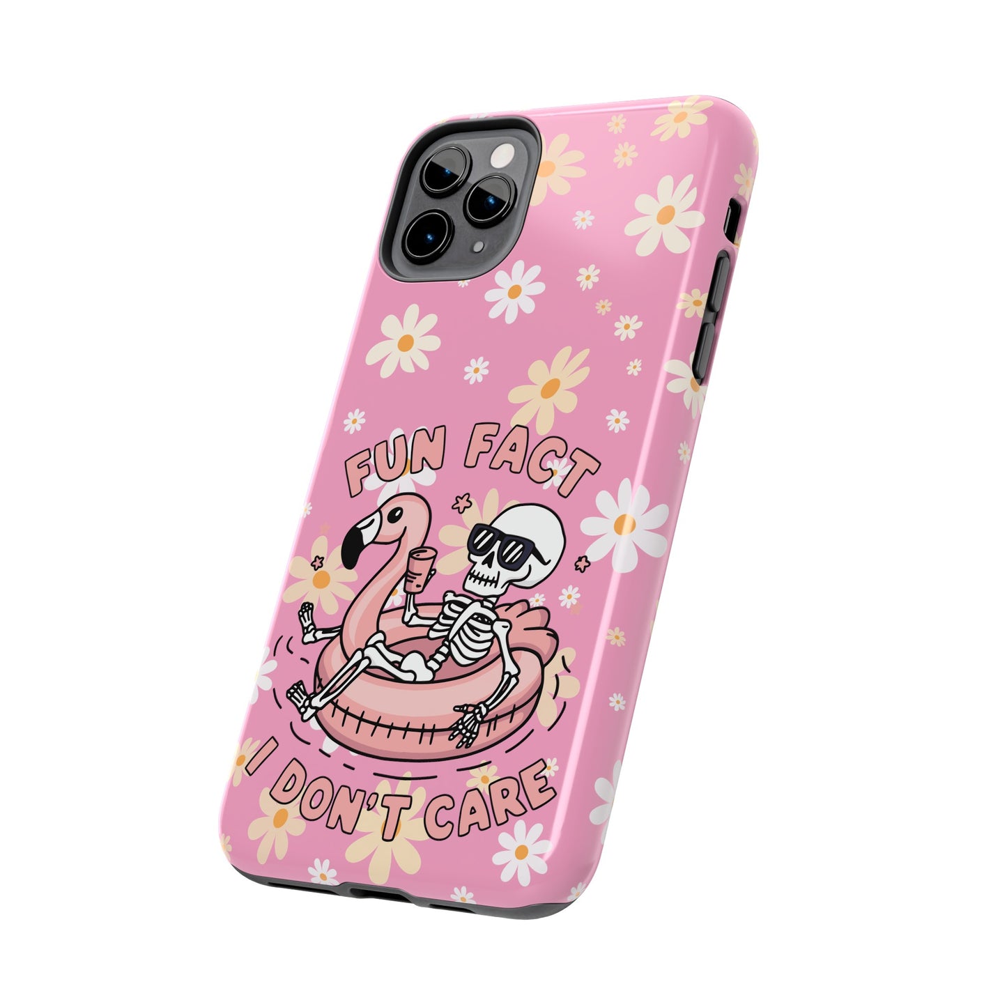 Fun Face I Dont Care  - Tough Phone Cases