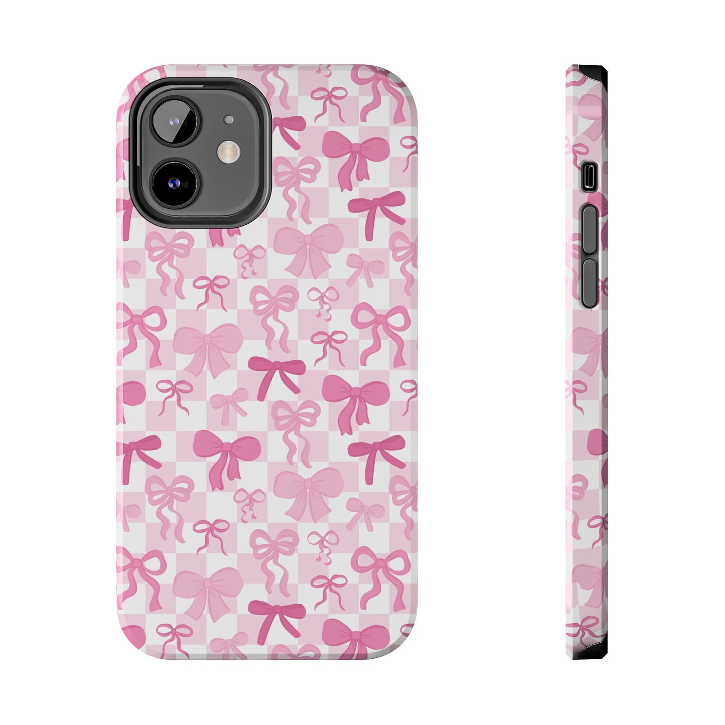 Coquette Pink Bow Girly - Tough Phone Cases