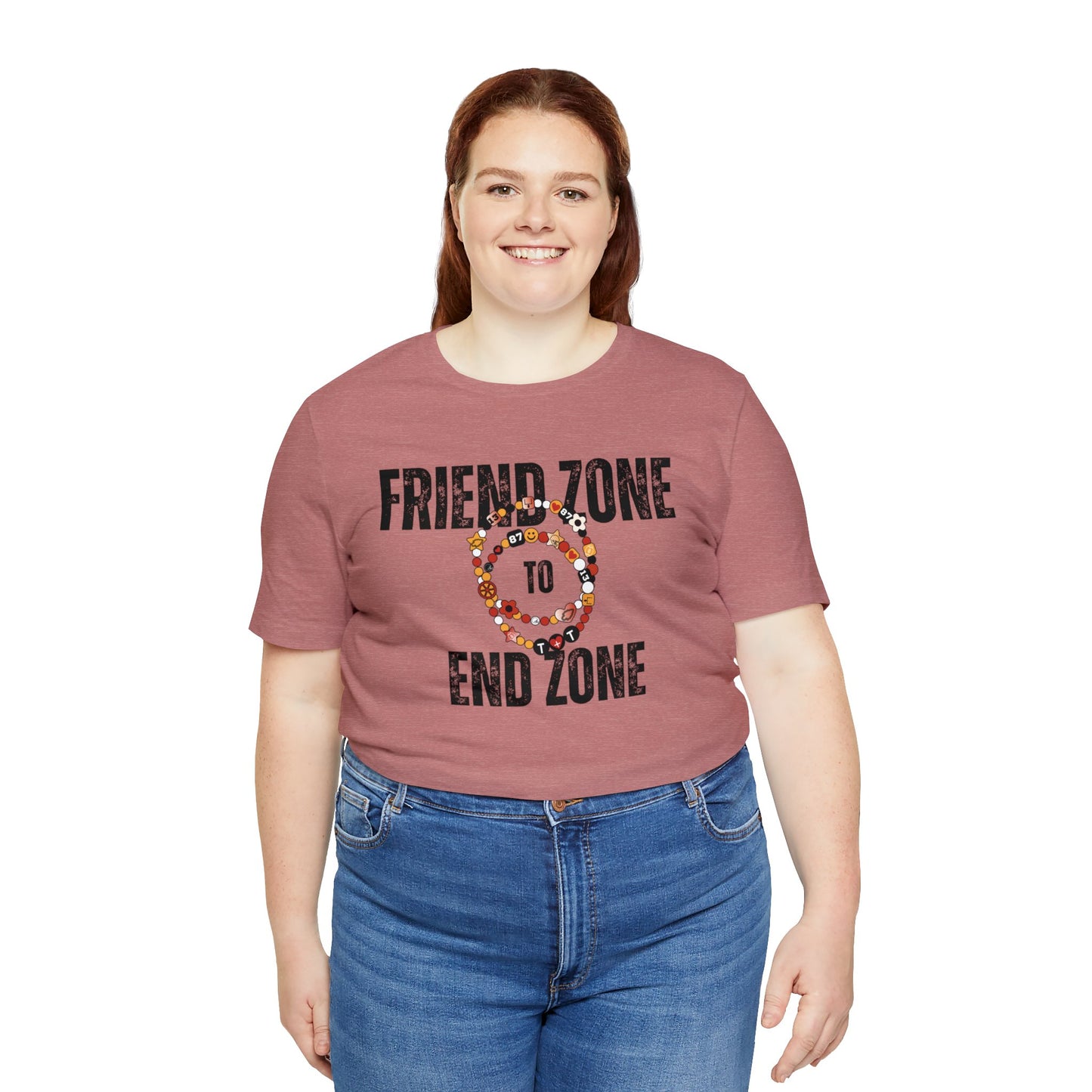 Friend Zone To The End Zone - Unisex Jersey Short Sleeve Tee