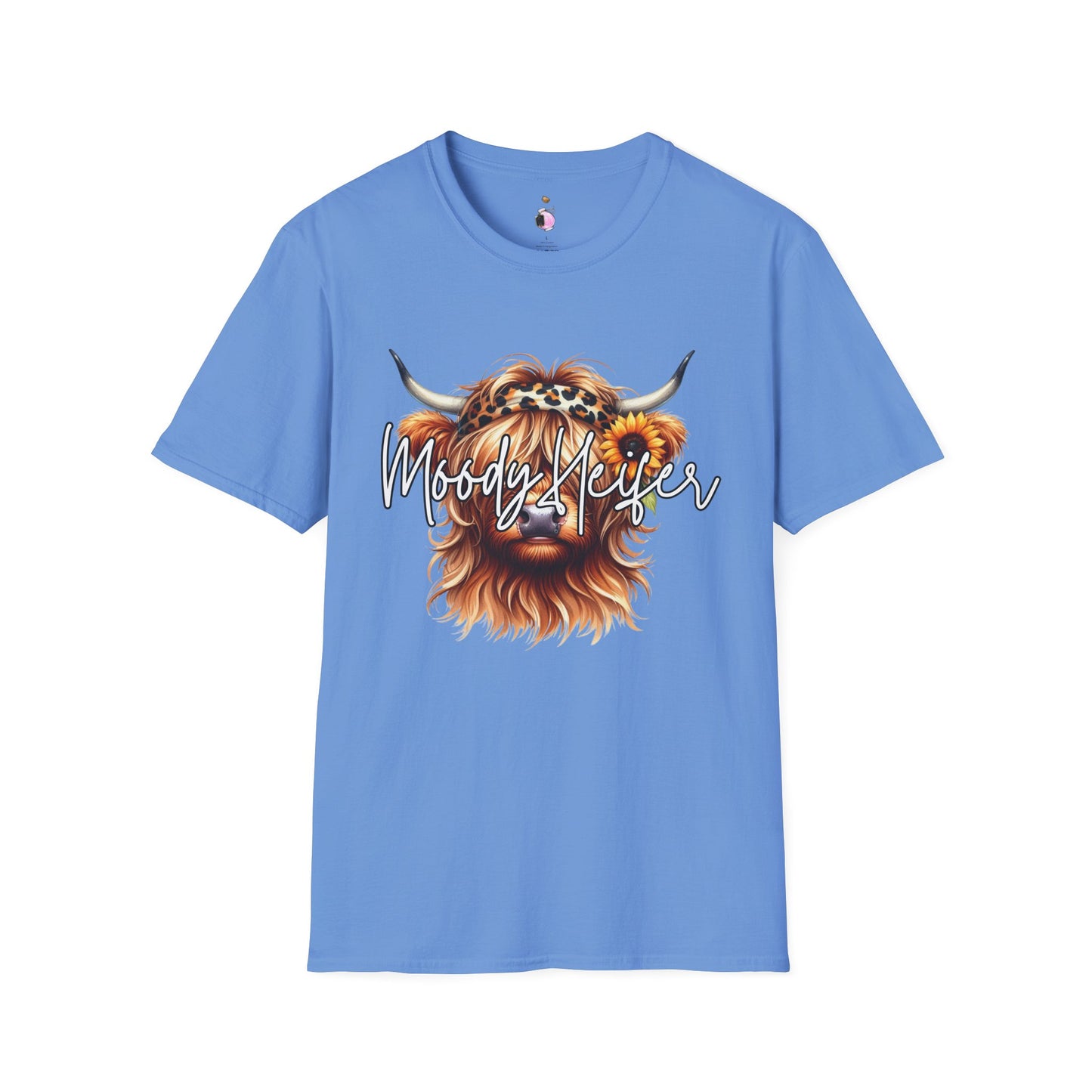 Moody Heifer - Unisex Softstyle T-Shirt