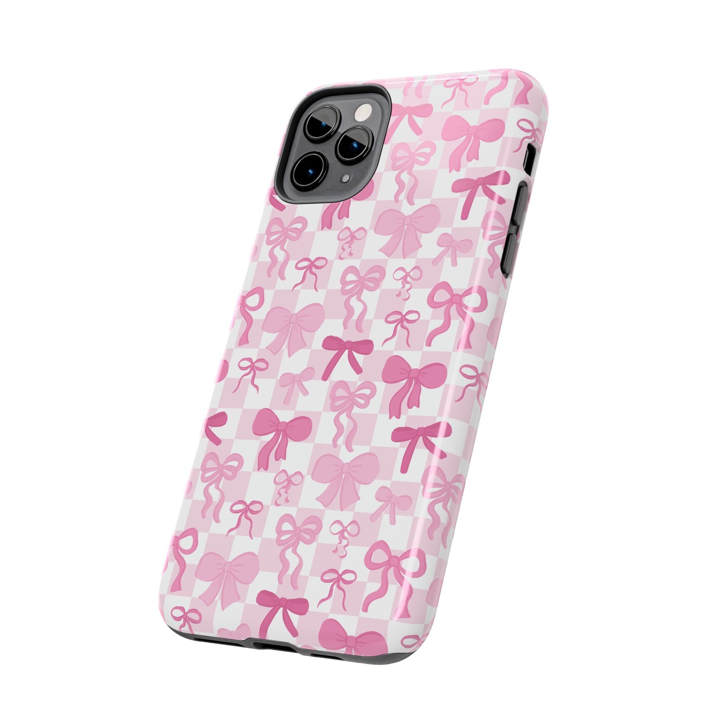 Coquette Pink Bow Girly - Tough Phone Cases