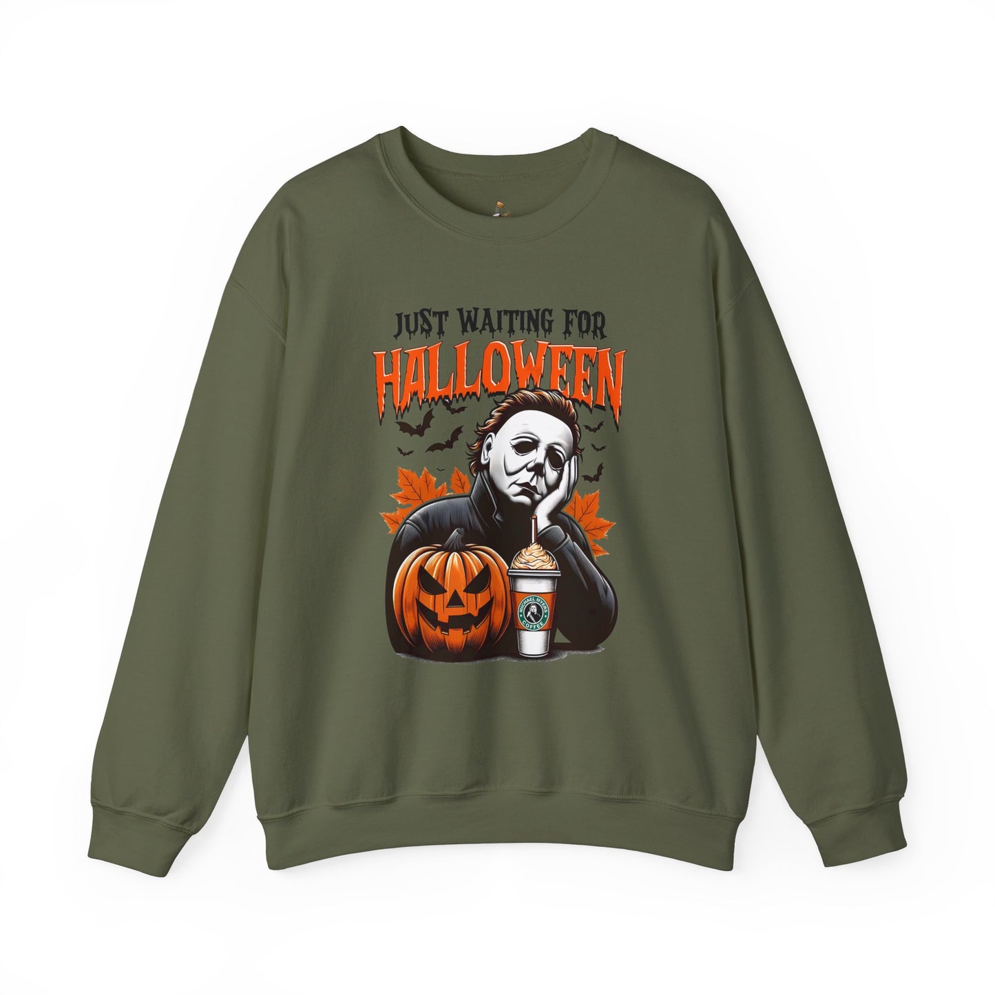 Just Waiting For Halloween  - Mike - Unisex Heavy Blend™ Crewneck Sweatshirt